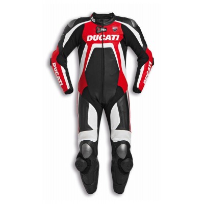 Ducati Corse D-Air Men One Piece Motorbike Racing Leather Suit All Sizes